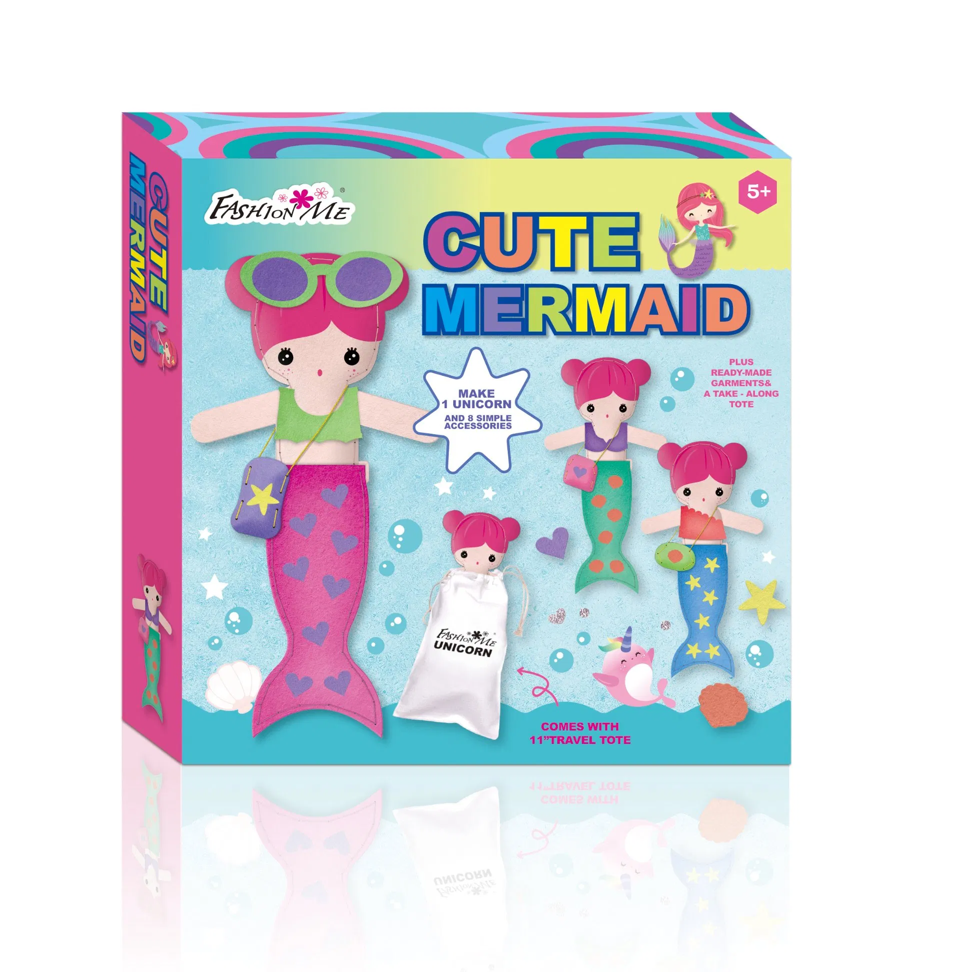 New Mermaid Sewing Kit for Kids Art &amp; Craft Kit DIY Making Gift
