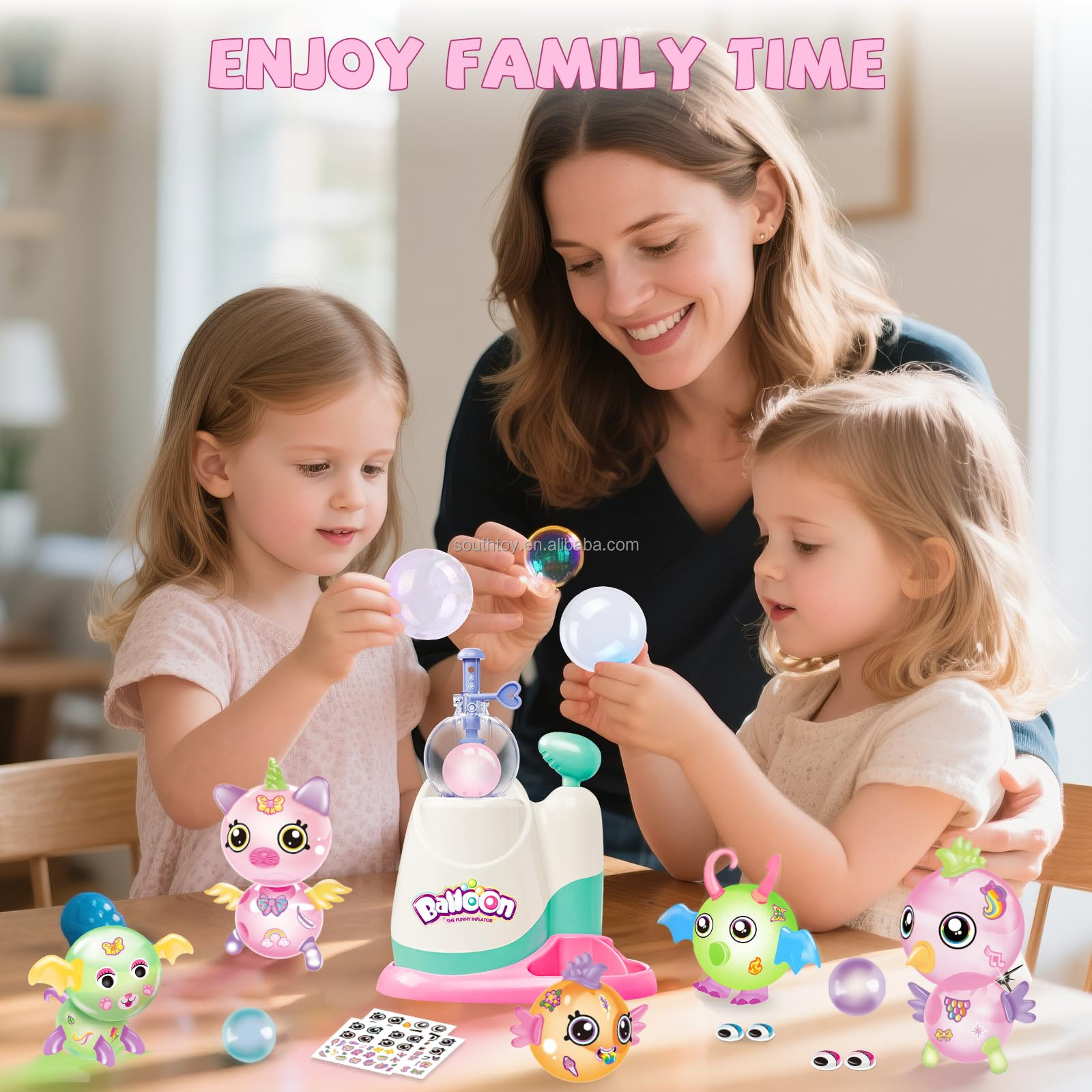 DIY Balloon Animal Kit Toys Make Your Own Magic Balloon Arts and Crafts Activity Set for Kids Creative Birthday Gifts Ages 3+