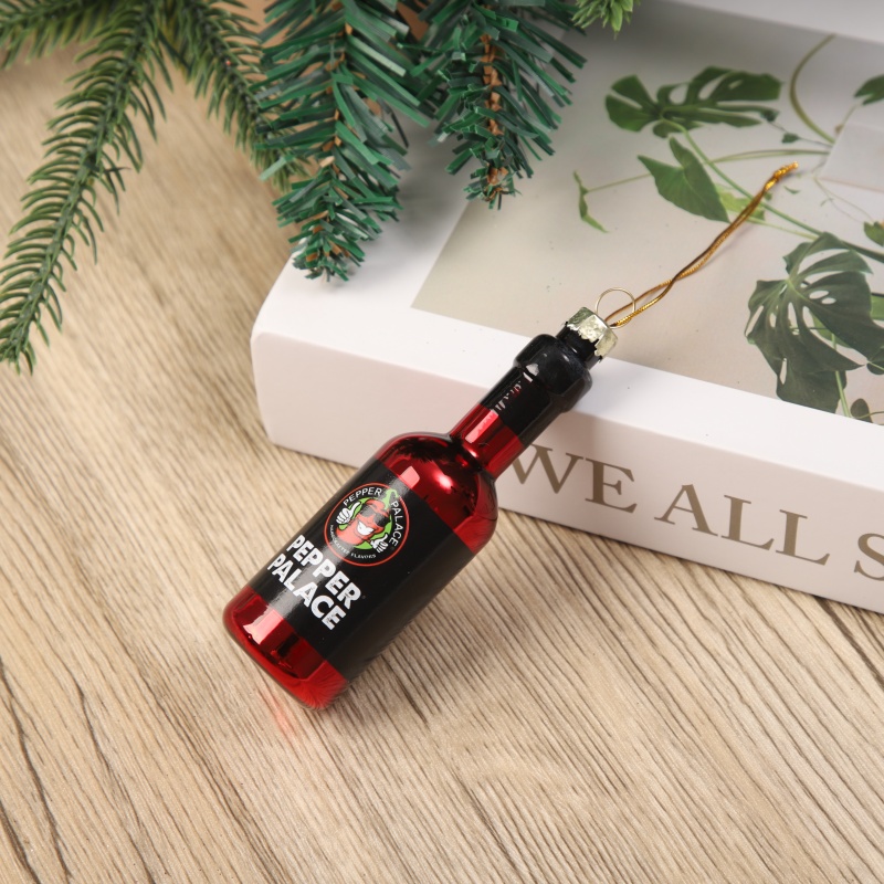 Eco-Friendly DIY Red Beverage Bottle Craft Kit for Creative Holiday Activity and Personalized Home Decoration