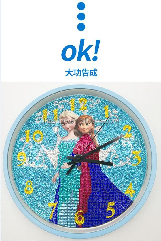 5D Diy Clock Diamond Painting Embroidery Kit