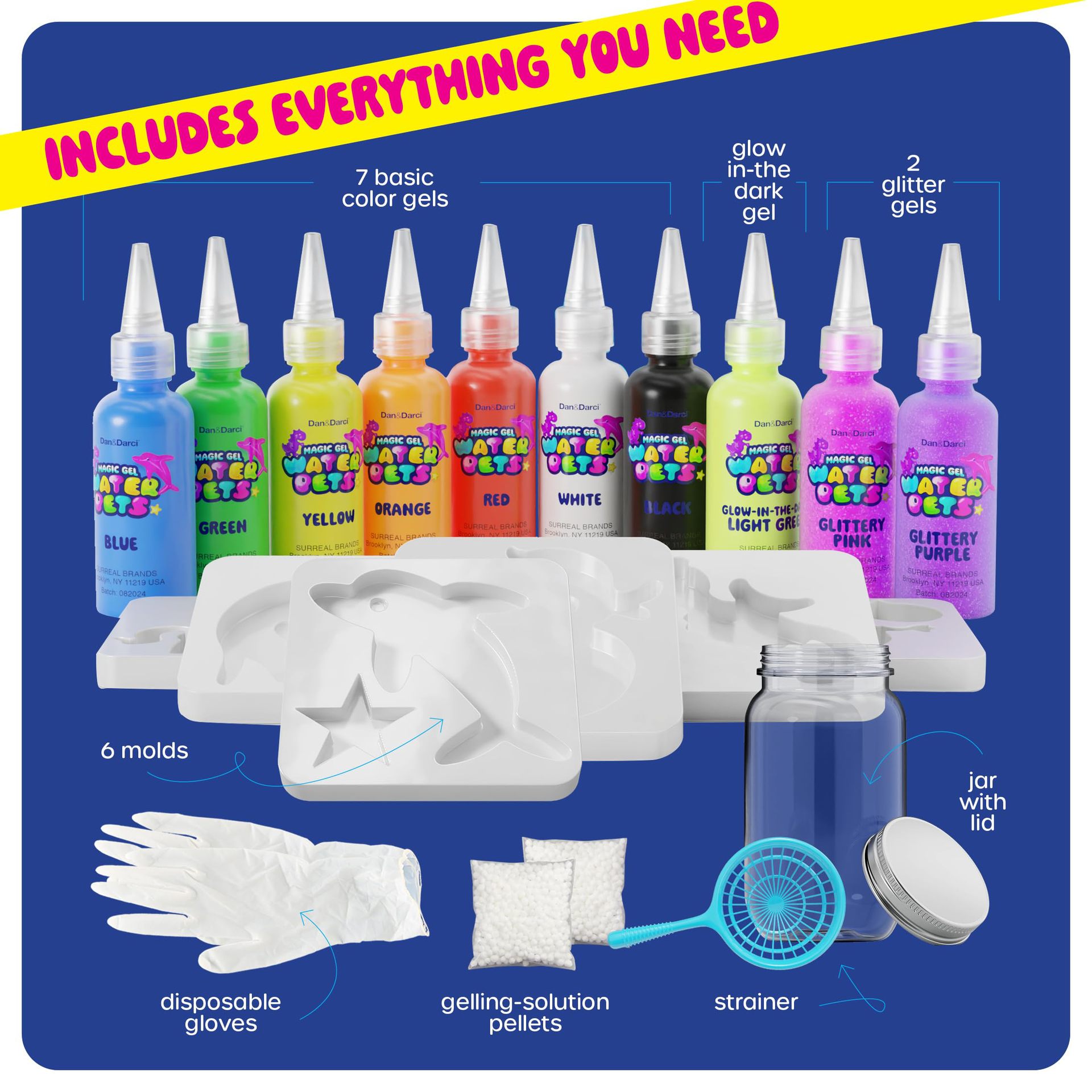 Fun DIY Arts &amp; Crafts Kit Kid STEM Educational Magic Water Elf Toy Kit Aqua Fairy Water Gel Kit