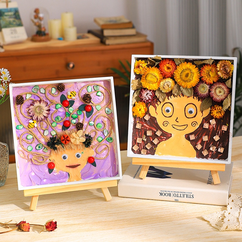 OEM 3D Mosaic Tray DIY Craft Kit - Stick-on Colorful Tiles, Creative Art Project for Kids, Wholesale Home Decor Activity