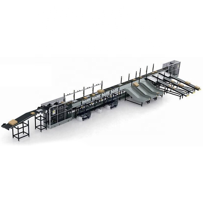 Warehouse Soter Postal Order Picking Data Weighing System Automated Belt Conveyor Parcel Sorting Machine