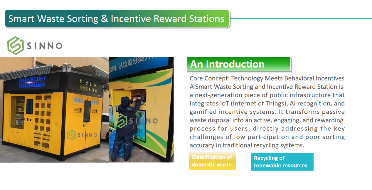 Smart Waste Sorting Station Made in China