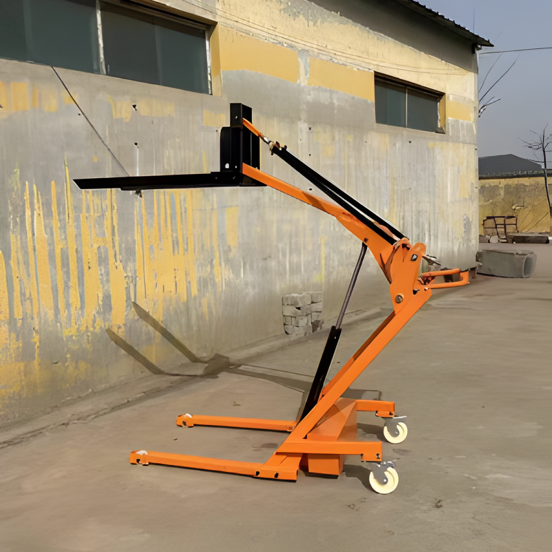 Hot Sale Hydraulic Elevated Lifting Stack Lithium-Ion Battery Curved Arm Unloading Truck Manual Curved Arm Forklift