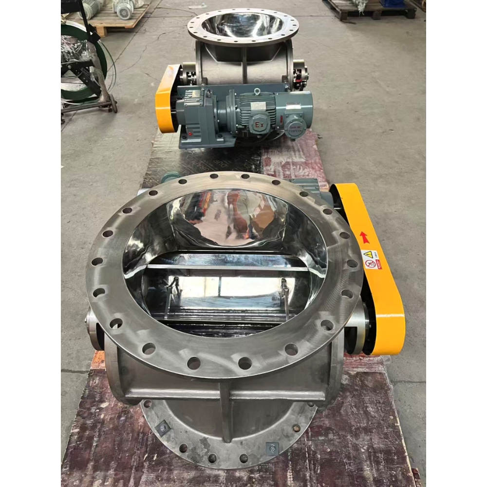 Anti-Blocking VCD Chain Transmission Rotary Feeder DN150/DN200/DN250/DN300/DN350/DN400/DN500 For Dust Collector Equipment