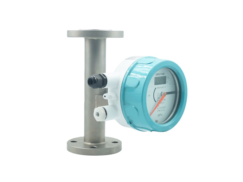 Oil Flow Meter Variable Area Horizontal Small Stainless Steel Rotameter High Accuracy 1% Gas Flange OEM