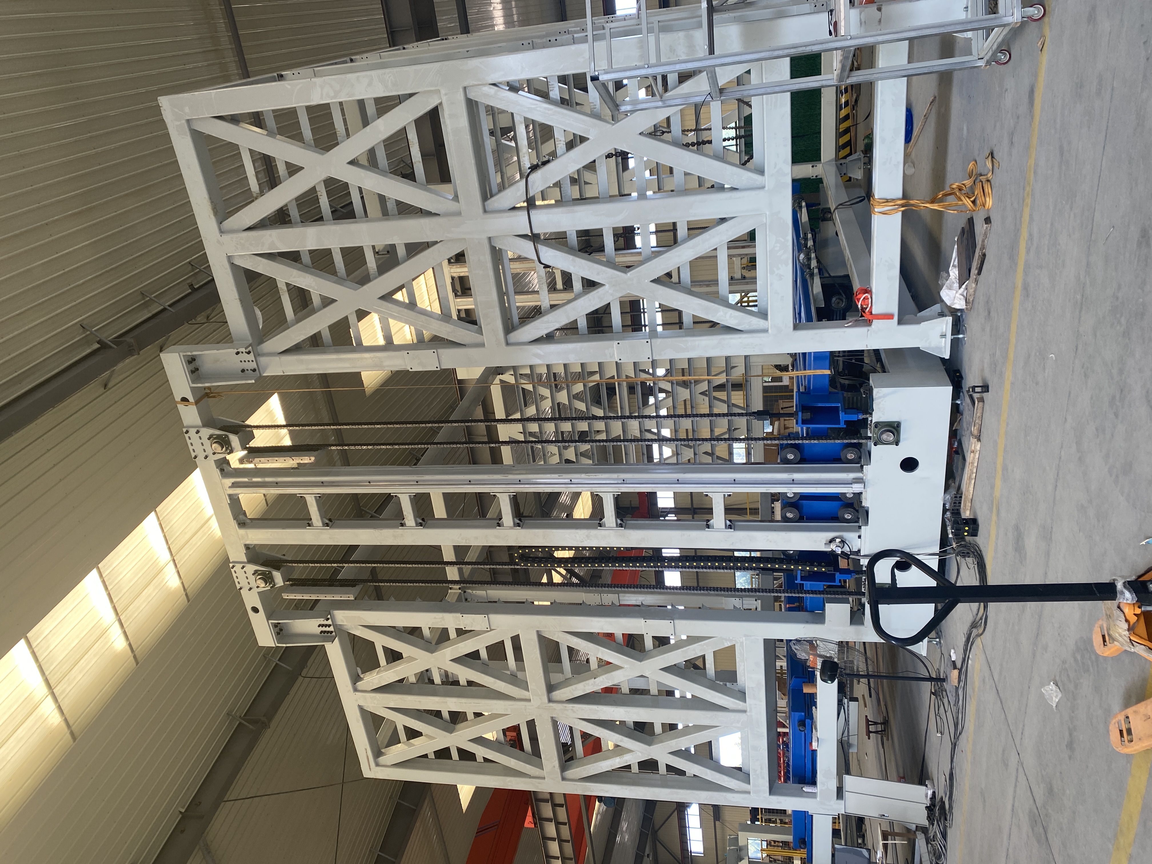 Automated Metal Storage System Programmable Sheet Metal Rack for Space Savings and Enhanced Efficiency Smart Retrieval Solution