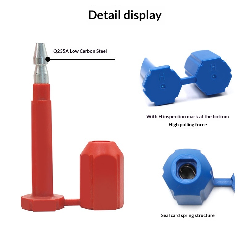 High-security Container Seal Disposable Bullet Seal Anti-tampering Logistics High Security Bolt Seal