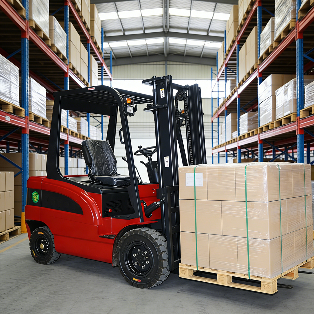 New Narrow Aisle Mini Hydraulic Stacker Warehouse Handling Small Forklift Pallet Stacker 0.5T1 Ton 2 Ton Electric Forklift