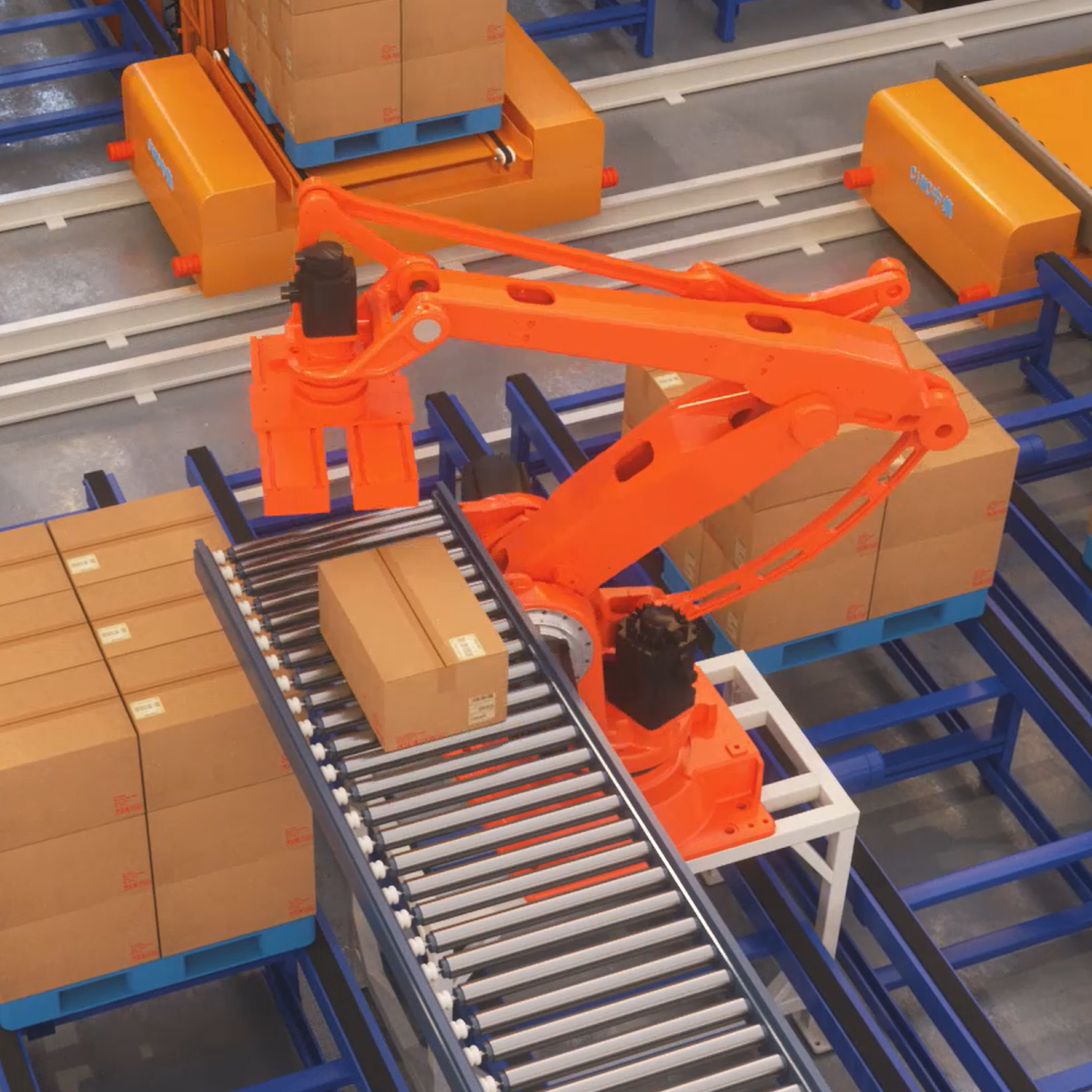 Automatic Robot Palletizer Palletizing Machine Robot Arm for Palletizing Material Handling Picking Packing