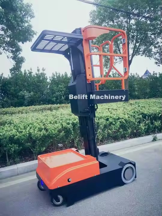 Narrow Aisles Small Mini Automate Order Pickers Automatic Mobile Drivable Warehouse Picking System with Light Indicators