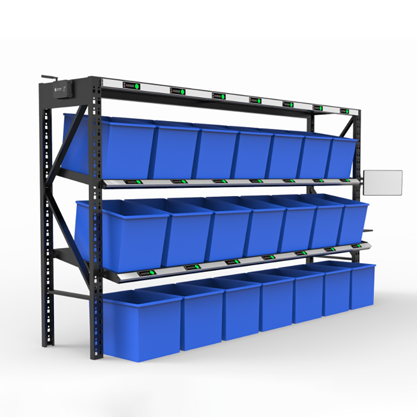 E-Commerce Logistics Put To Light Accuracy PTL Digital Parcel Sorter Express Sorting Put Wall With Wireless Pick To Light System