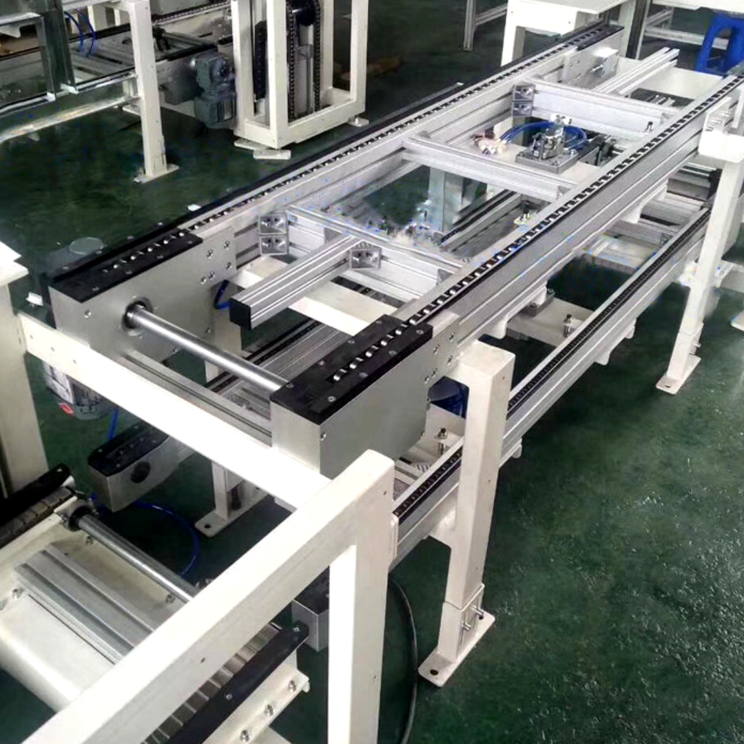 Heavy Duty Pallet Chain Conveyor System With Modules Automatic Accumulating Conveyor for Warehouse Logistics Distribution Center