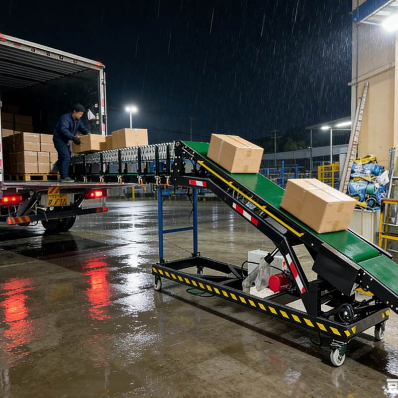 Find Scalable Warehouse Material Flow Equipment for Ecommerce Shipping Platform Operations Mobile Dock Conveyor