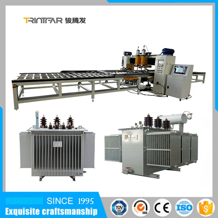Cooling Corrugated Fin Walls Distribution Power Transformer Oil Immersed Radiator Fin Automatic Welding Production Line