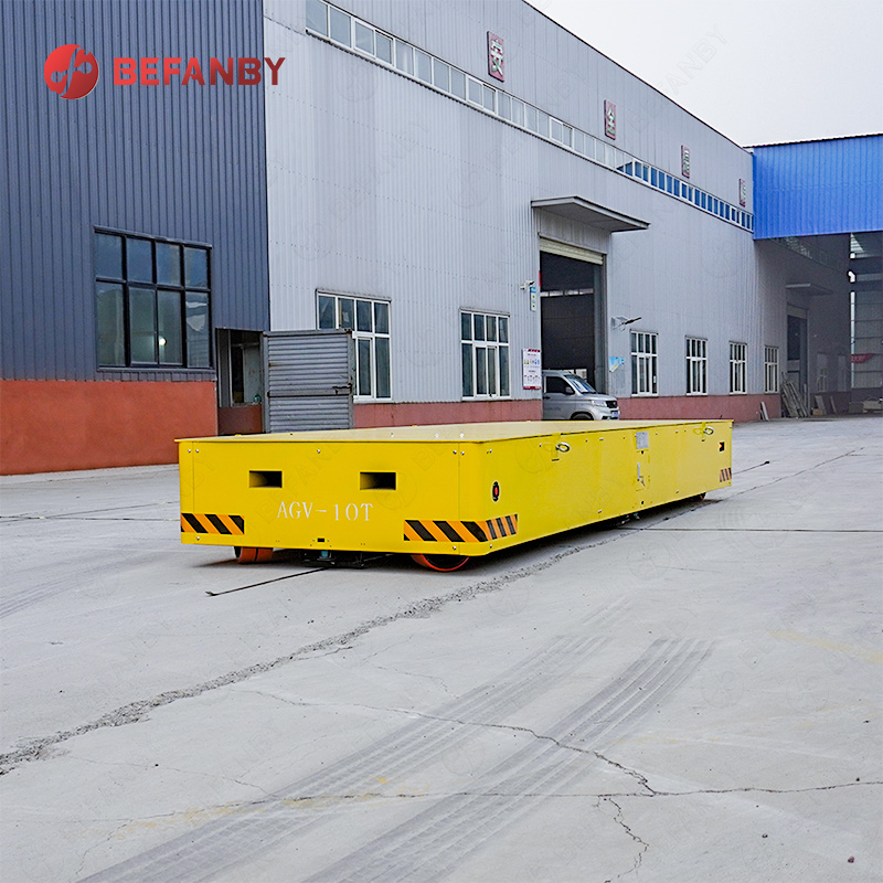China Manufacturers 15Ton Warehouse Robot Transport AGV Automated Transfer Cart