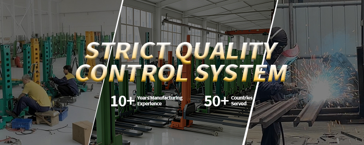 Electric Self-Loading Pallet Stacker