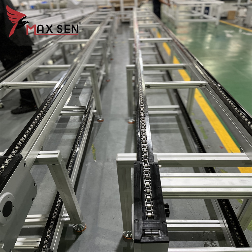 Double-speed chain conveyor system component view 1