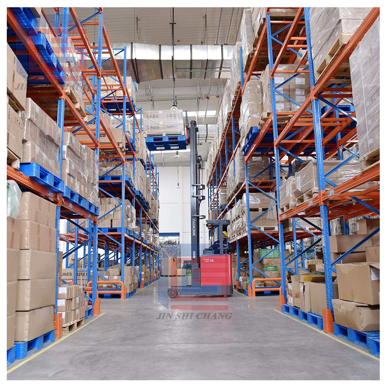 Heavy Duty Selective Pallet Rack Steel Warehouse Storage Racking System For Industrial Logistics And Customized Use