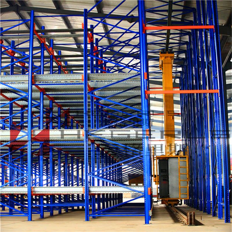 Fully Automated Warehouse Shelving Robot Stacker Crane Load Pallet Automation Multi Storage Rack Retrieval Picking System Asrs