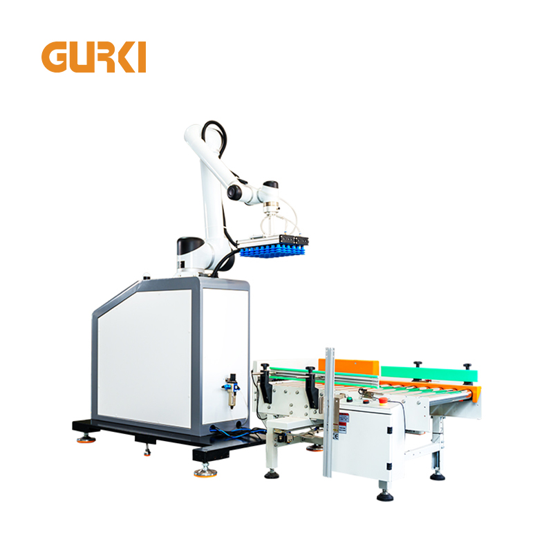 GURKI Industrial Machinery Palletizing System 20kg Palletising Cobot Stacking For Carton Box