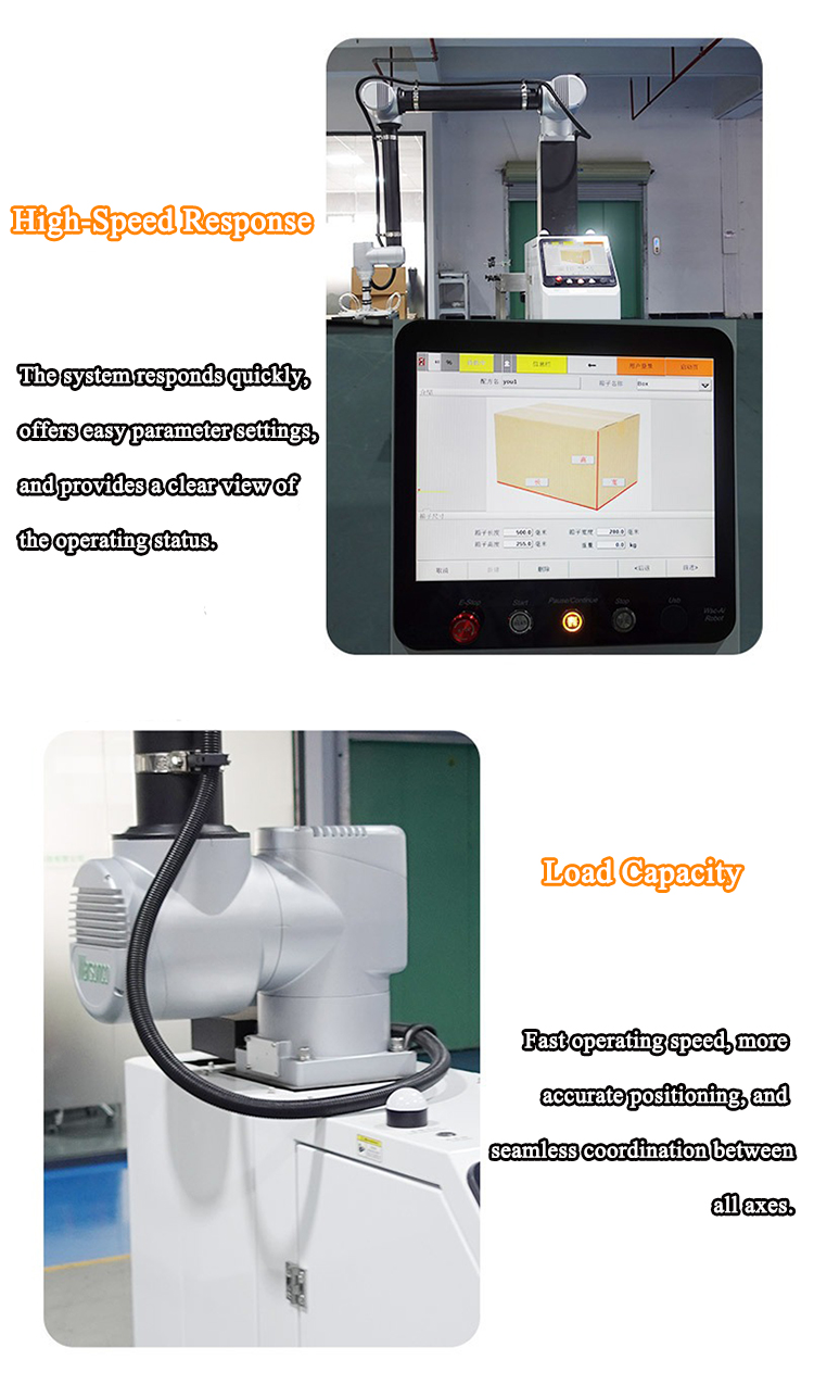 Industrial Cobot Arm with High Efficiency for Factory Automation, Smart Production Line and Material Handling