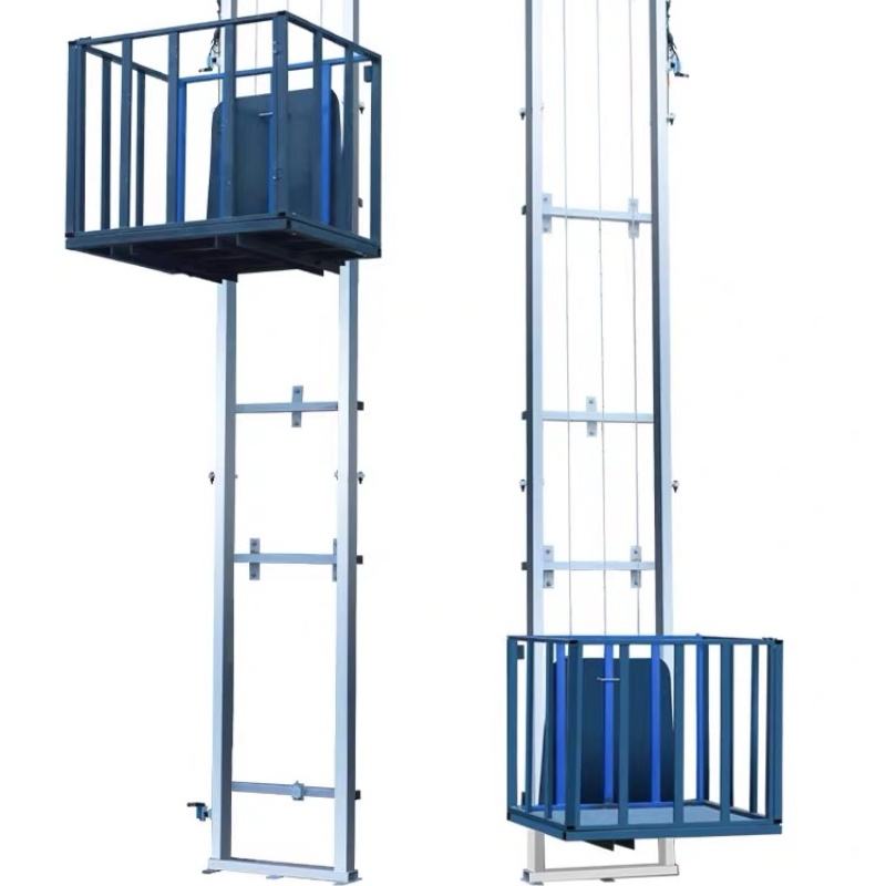 Hydraulic Cargo Lift 1 2 3 4 5 Ton Two Floor Three Floor Industrial Goods Lift Freight Elevator