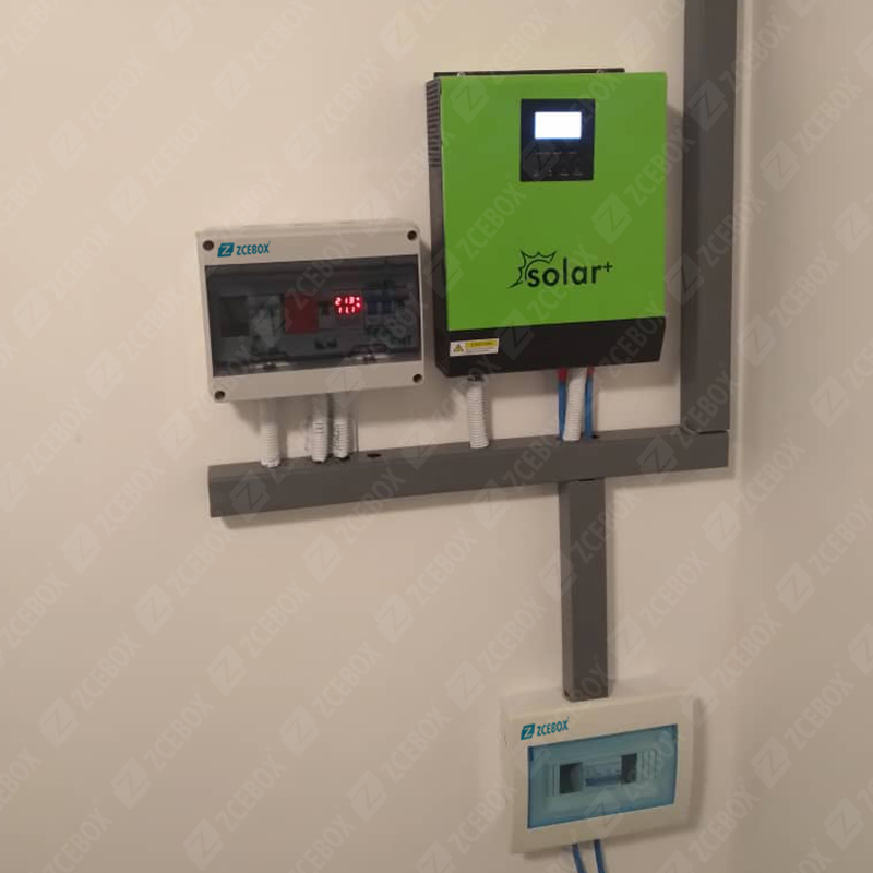 For IP65 PC Switch Box Circuit Breaker Box Waterproof Distribution Box CE Certified 24V/12V 60A/20A Fire Resistant 650/30S