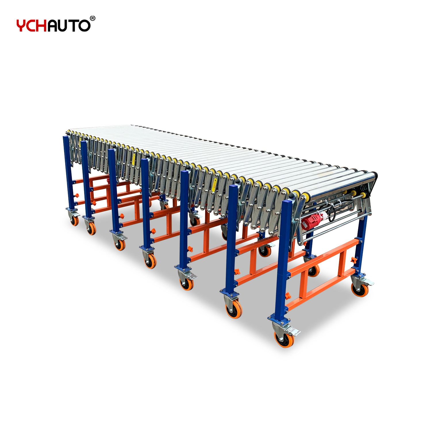 Carton Box Transfer Warehouse Picking Conveyor System Design Drive Chain Flexible Roller Conveyors for Factory