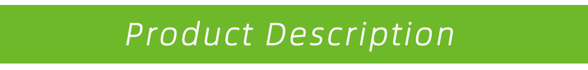 Product Header