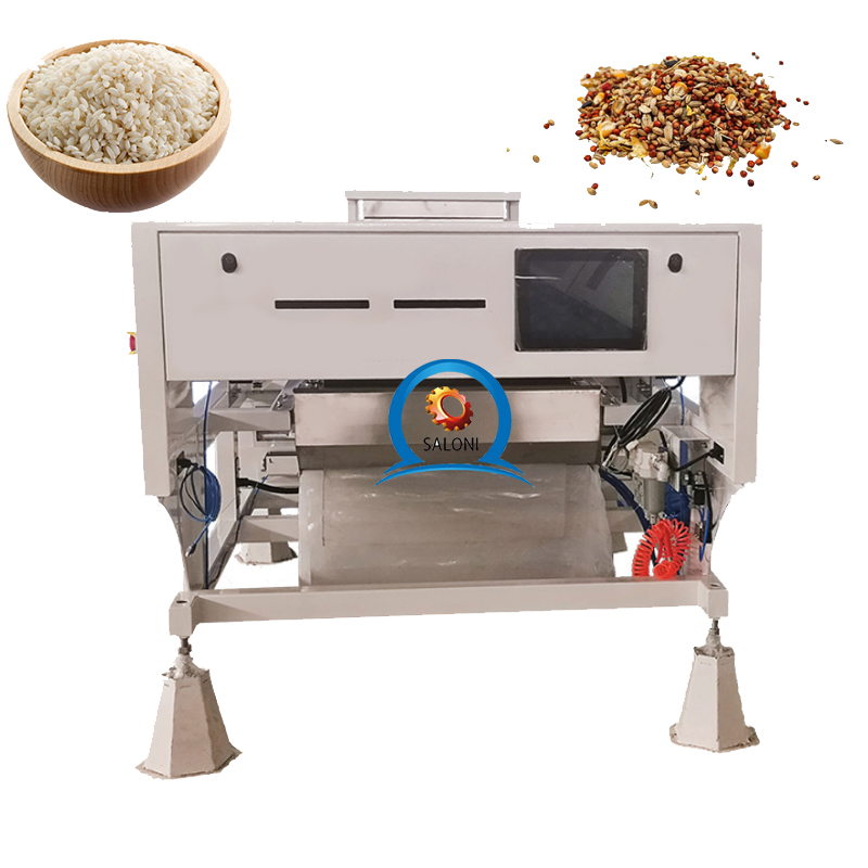 Smart AI Grain Color Sorter for Rice Wheat Corn Beans Industrial Automatic Sorting Machine
