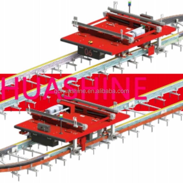 Warehouse Automated Storage ASRS WITH Ring-type Shuttle System RGV,PLUS AGV, PLUS EMS