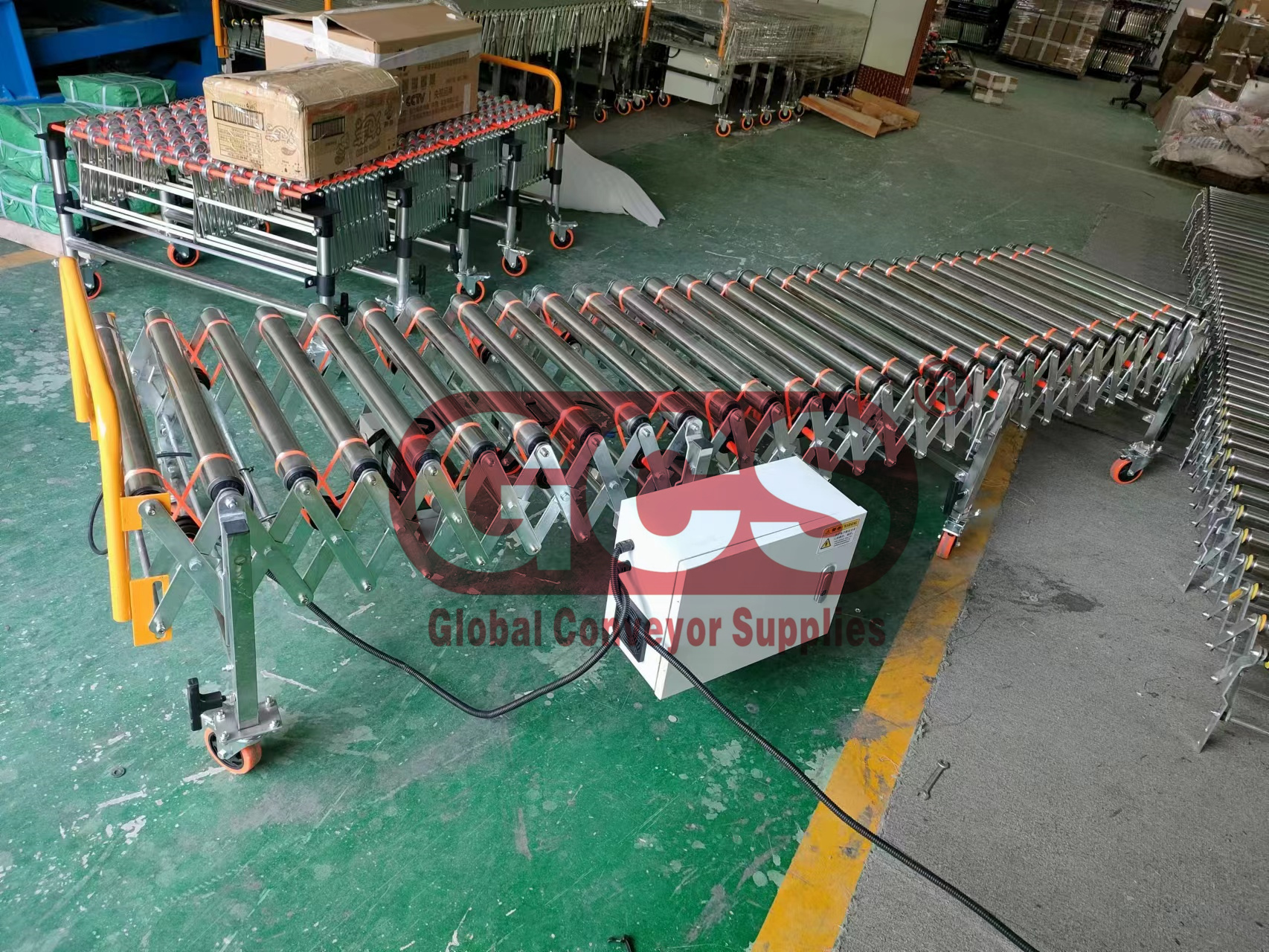 Expandable Roller Conveyor Details 3