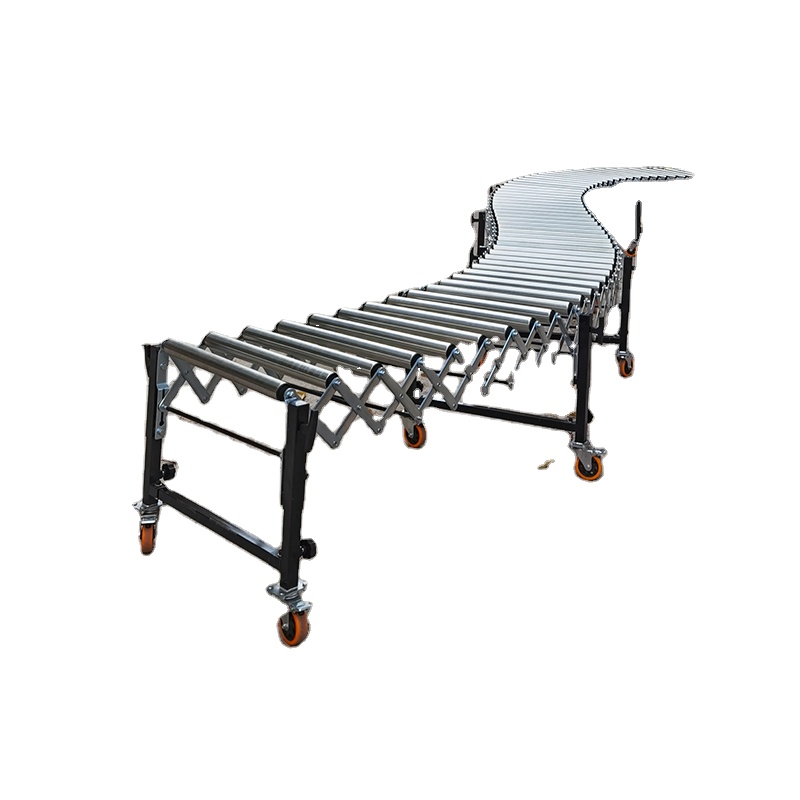Carton Box Unloading Conveyor Belt E-commerce Logistics Express Sorting Roller Conveyor