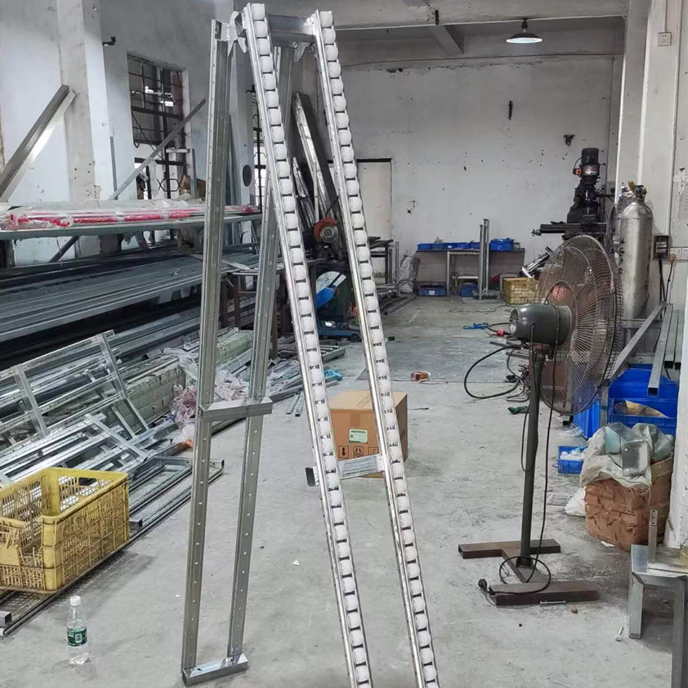 New High Density Carton Flow Rack System Gravity Roller Shelf Restaurant Warehouse Picking FIFO Inventory Management Smooth