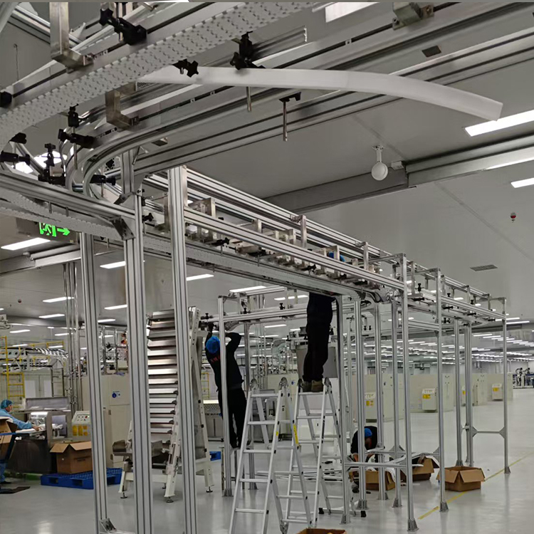 Connect Automated Production Line Equipment High Efficient Flexible Chain Conveyor