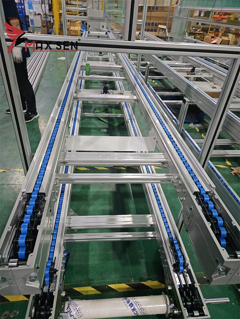 Hot sale Double Speed Chain Free Flow Automatic Production Line Automatic Transport Assembly Conveyor System