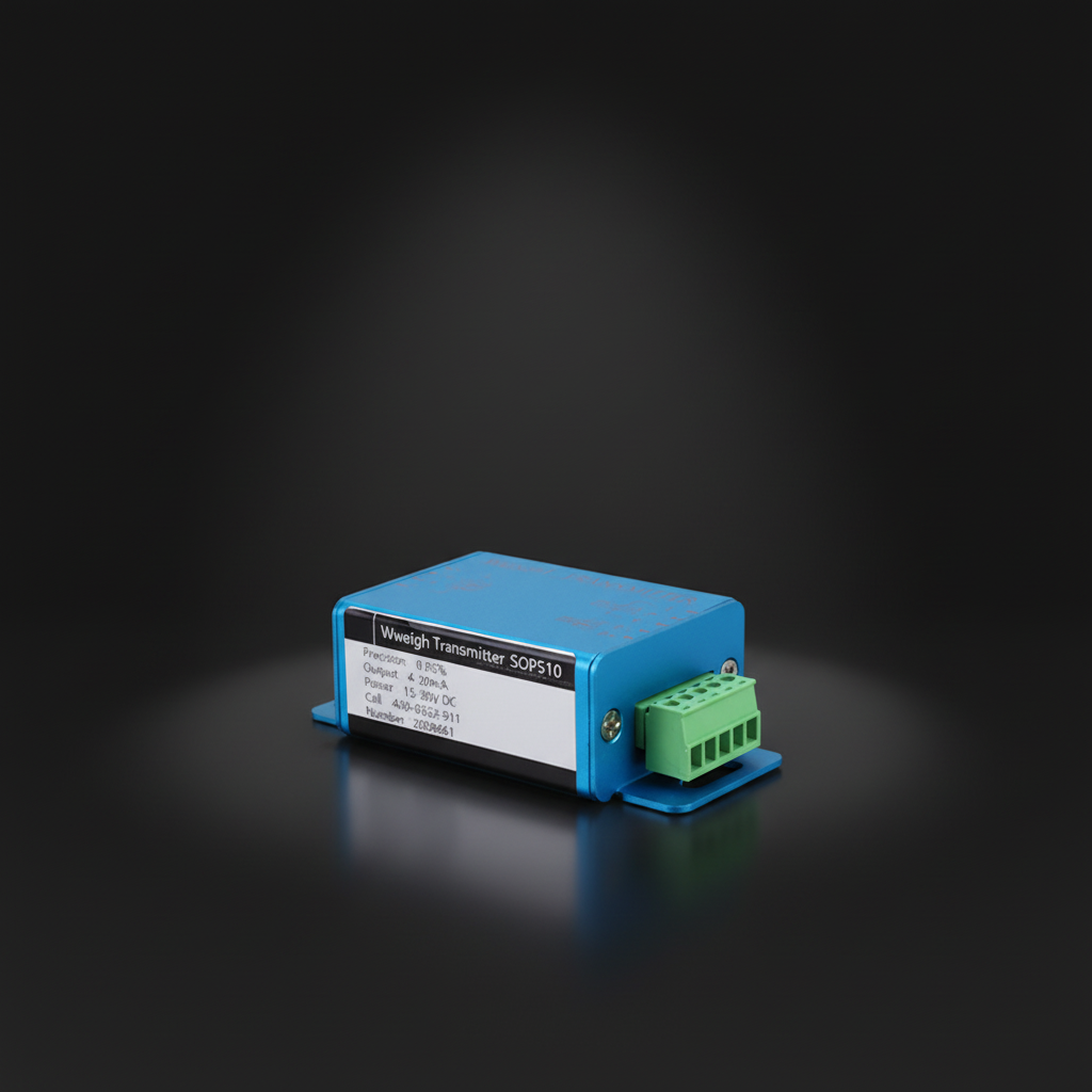 Weight Transmitter Load Cell Amplifier 4-20mA 0-10V Output Load Cell Controller Weighing Sensor Signal Converter for PLC