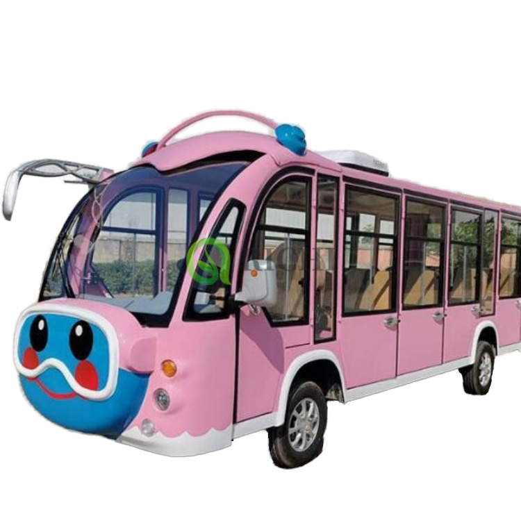 Customizable Theme Cartoon Sightseeing Bus Outdoor Car Travel Car Ideal for Scenic Spots to Attract Family Tourists