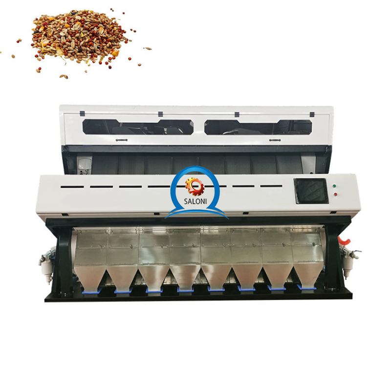 Smart AI Grain Color Sorter for Rice Wheat Corn Beans Industrial Automatic Sorting Machine