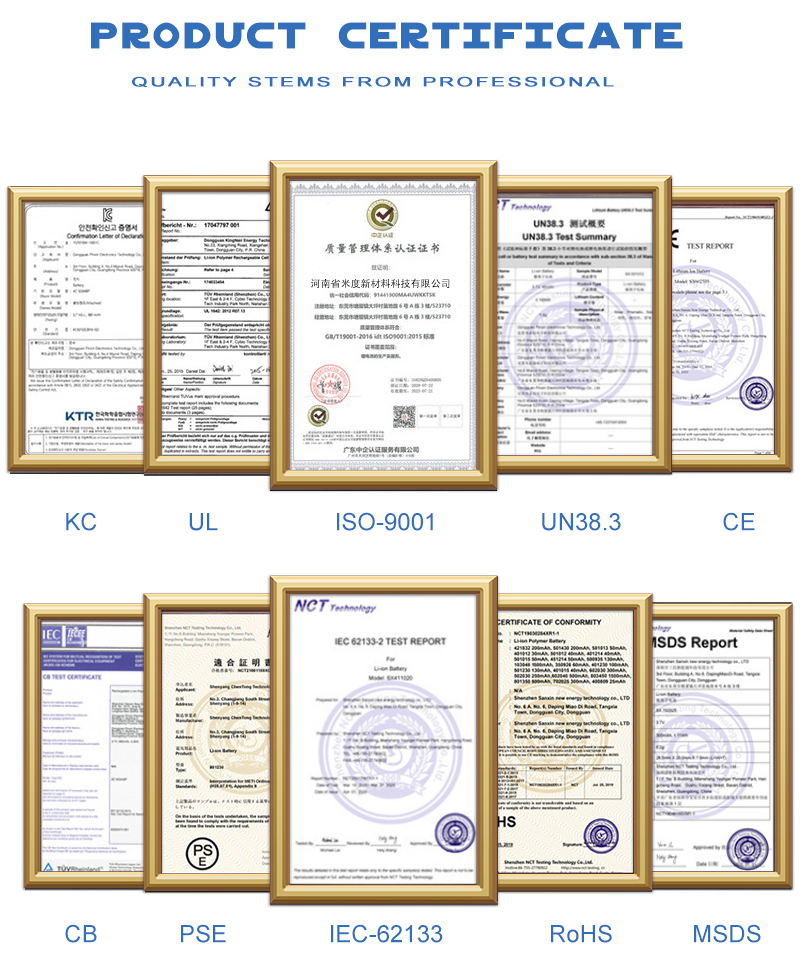 Product Certifications