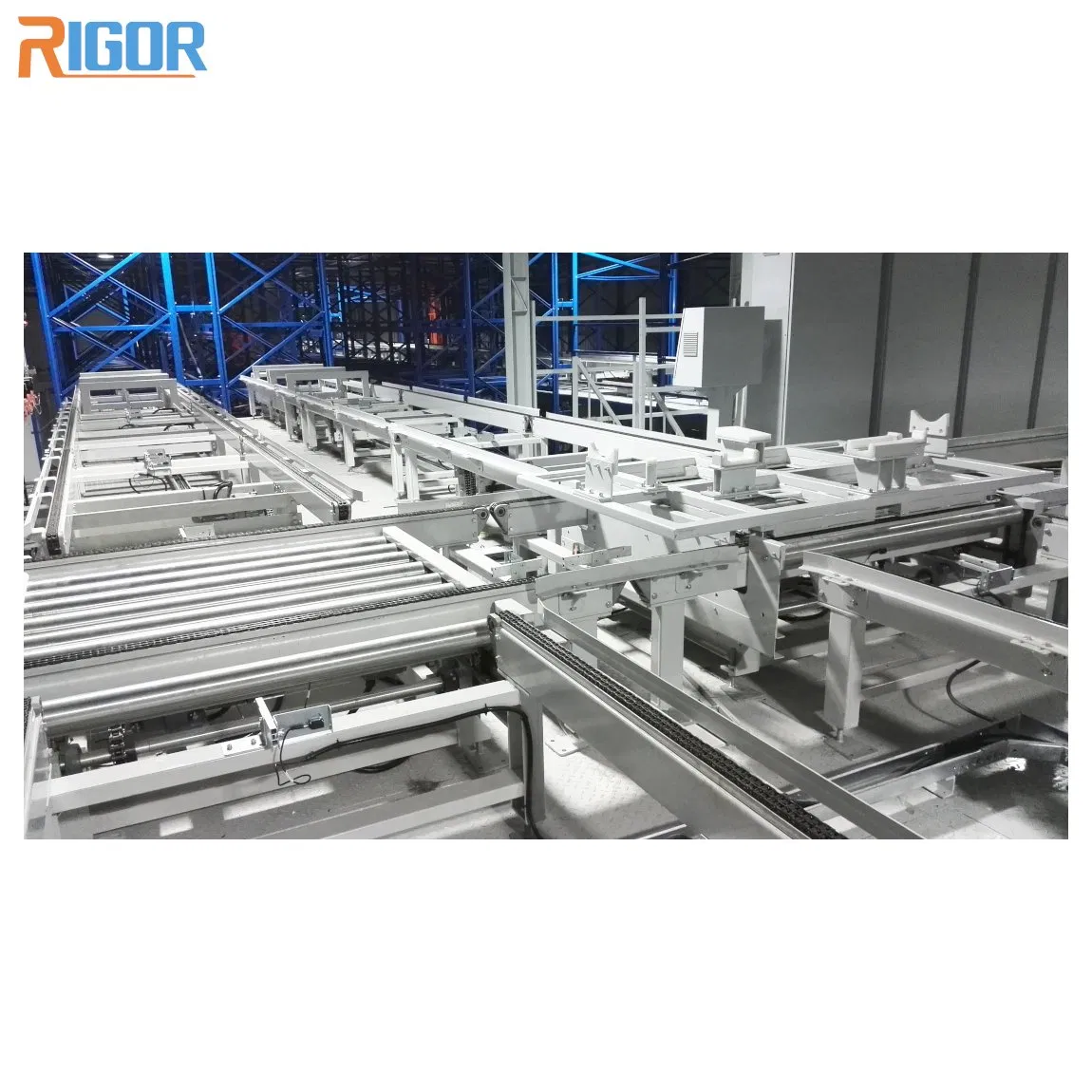 Customized Pallet Handling Efficient Material Handling Chain Conveyor Transfer Unit