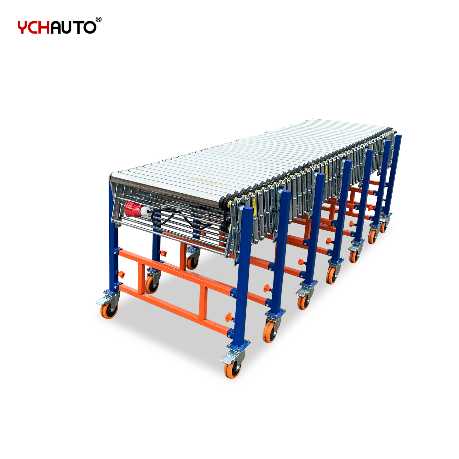 Carton Box Transfer Warehouse Picking Conveyor System Design Drive Chain Flexible Roller Conveyors for Factory