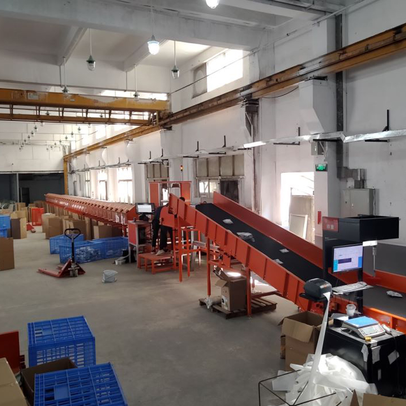 Automatic Warehouse Small Items Intelligent Sorting Solution Air-Push Automation for Seamless Order Fulfillment