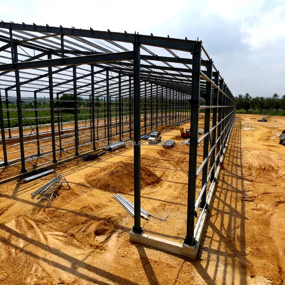Warehouse Integrated STEEL STORAGE WORKSHOP With Racking System For Efficient Goods Classification And Storage