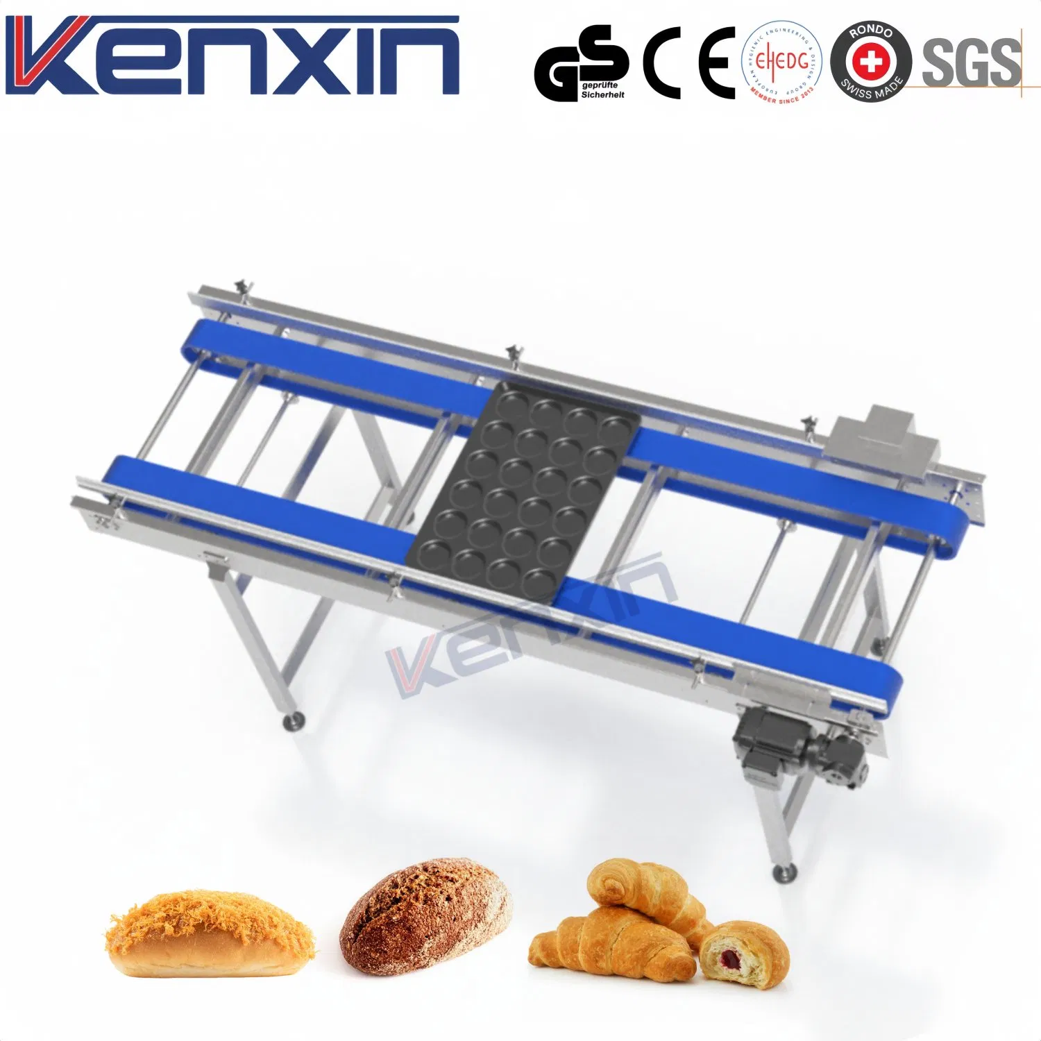 Horizontal Belt Conveyor Production Line with Vibrating Feeder for Uniform Distribution on Belt