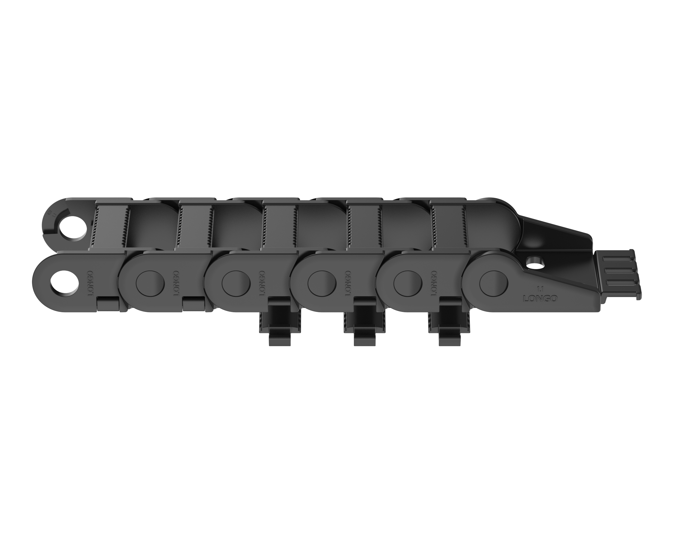 Low Vibration/noise Openable Along Inner Radius Mini Small Space Easy To Assemble, E17i Drag chain Cable Carrier For Robots