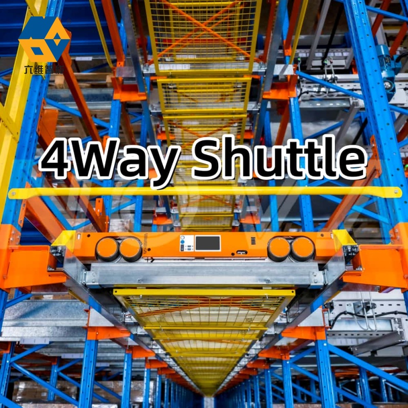 Manufacturer Automation Warehouse Cold Storage Racking High Density 4Way Shuttle ASRS Automated Storage Retrieval Rack System