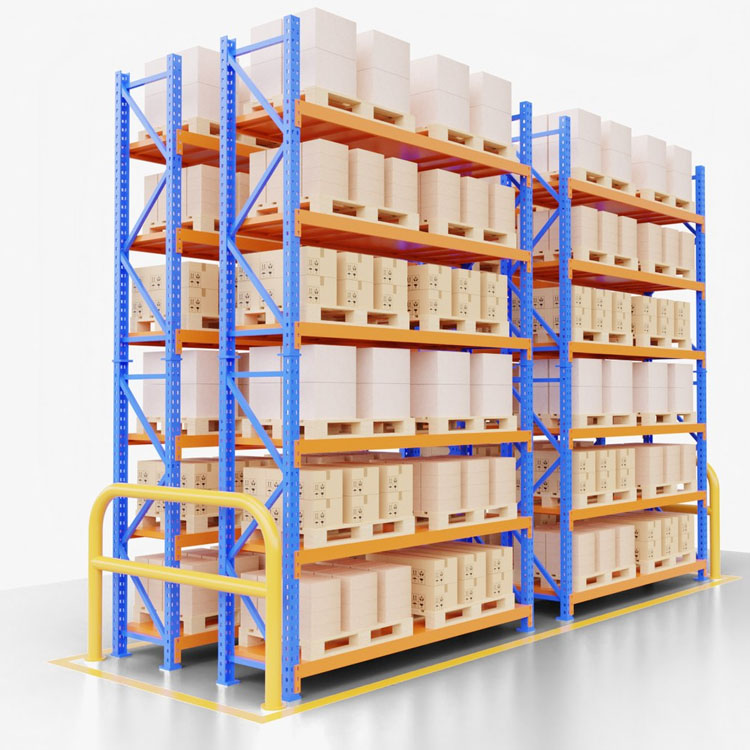 Commercial Grade Warehouse Rack Multi Level Pallet Racking System For Large Scale Logistics And Distribution Center